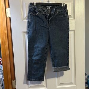 St. John's Bay Blue Ankle Cropped Jeans